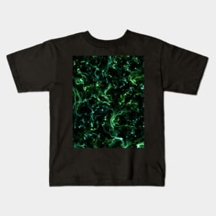 Green nebula Kids T-Shirt